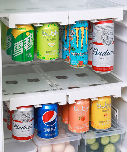 吊り下げ式収納缶ストッカー スライド式