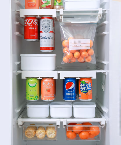 吊り下げ式収納缶ストッカー スライド式