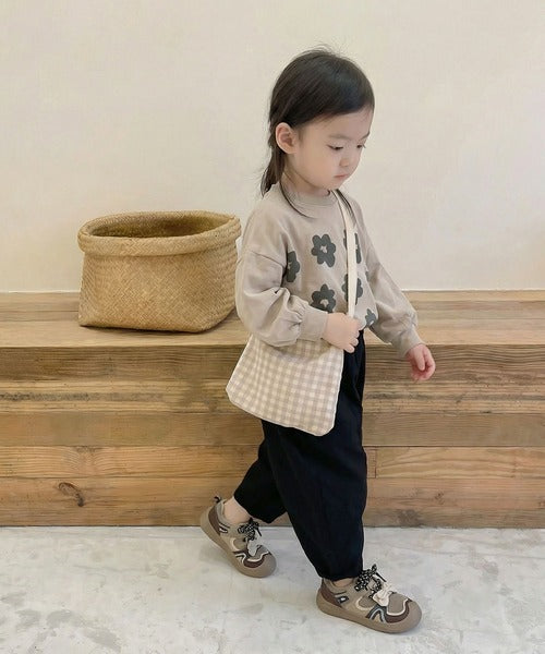 【aimoha-KIDS-】韓国子供服 切り替えカーゴチノパンツ