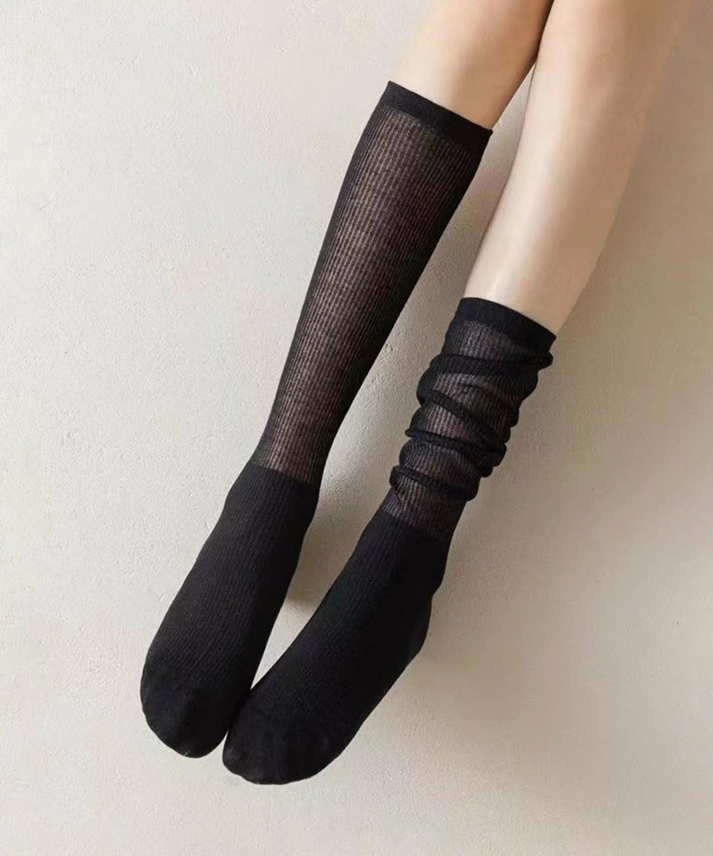 【mosox】2Wayシアーハイソックス