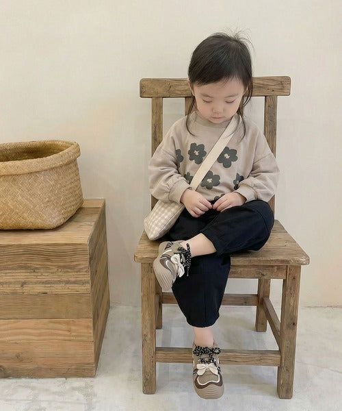 【aimoha-KIDS-】韓国子供服 切り替えカーゴチノパンツ