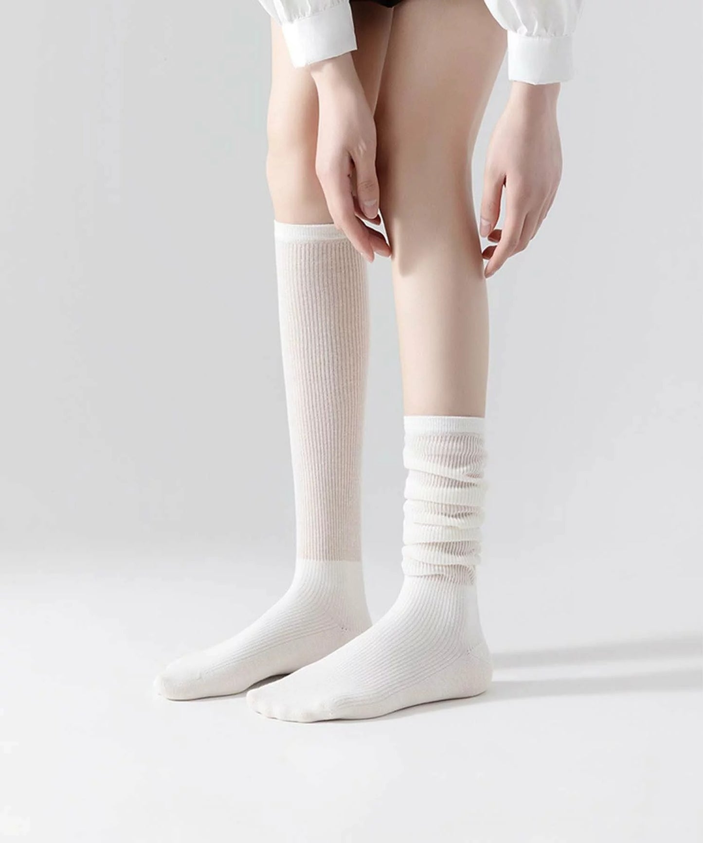 【mosox】2Wayシアーハイソックス