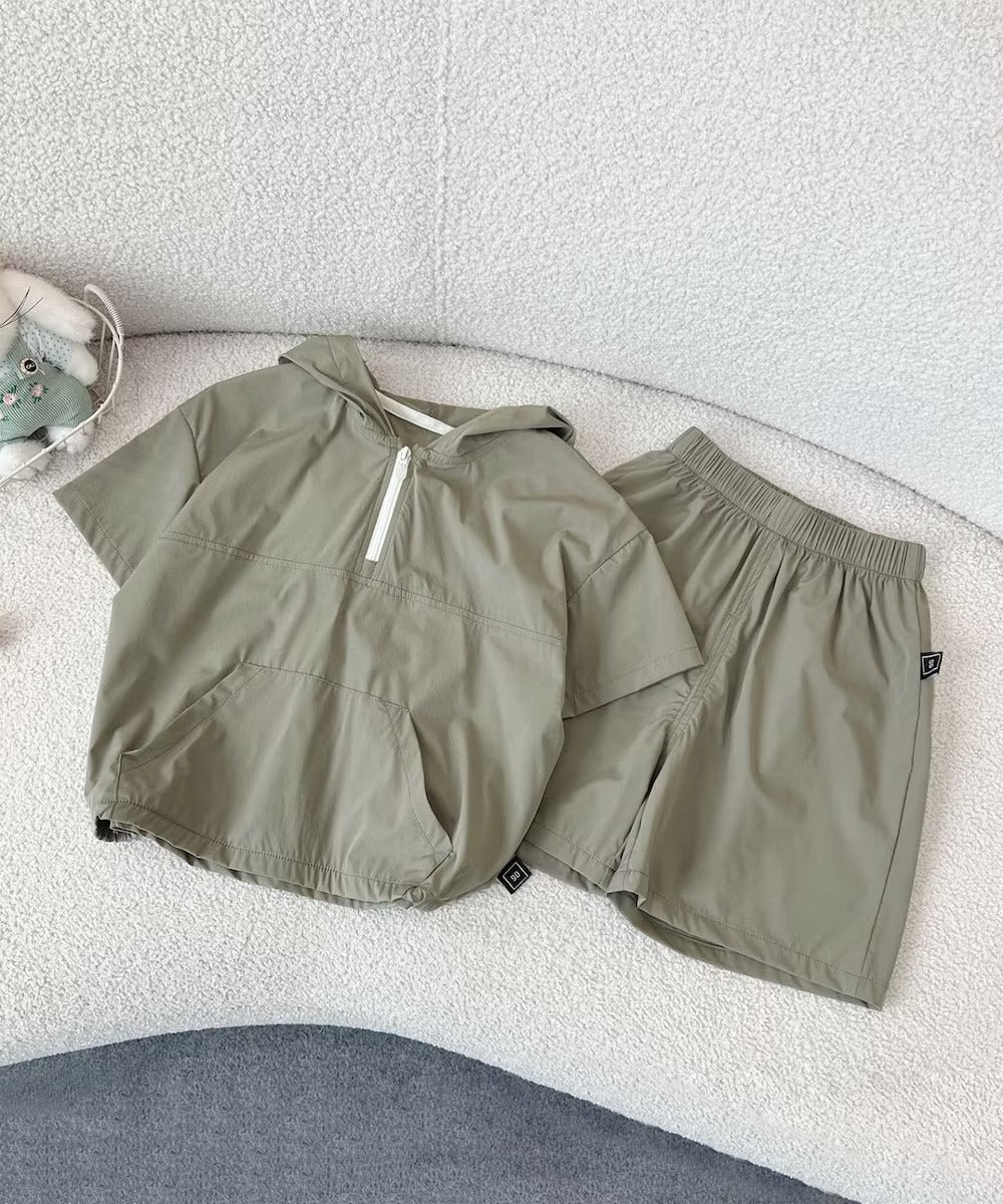 【aimoha-KIDS-】スポーティーセットアップ (SS)