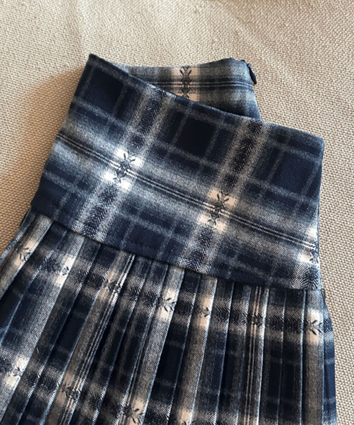 HOOK for girls　チェック柄 プリーツ ミニスカート