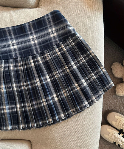 HOOK for girls　チェック柄 プリーツ ミニスカート