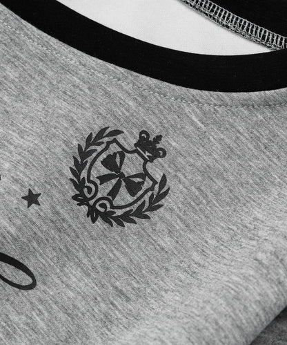 HOOK for girls リボン×ナンバーーリングロゴ　ロンT