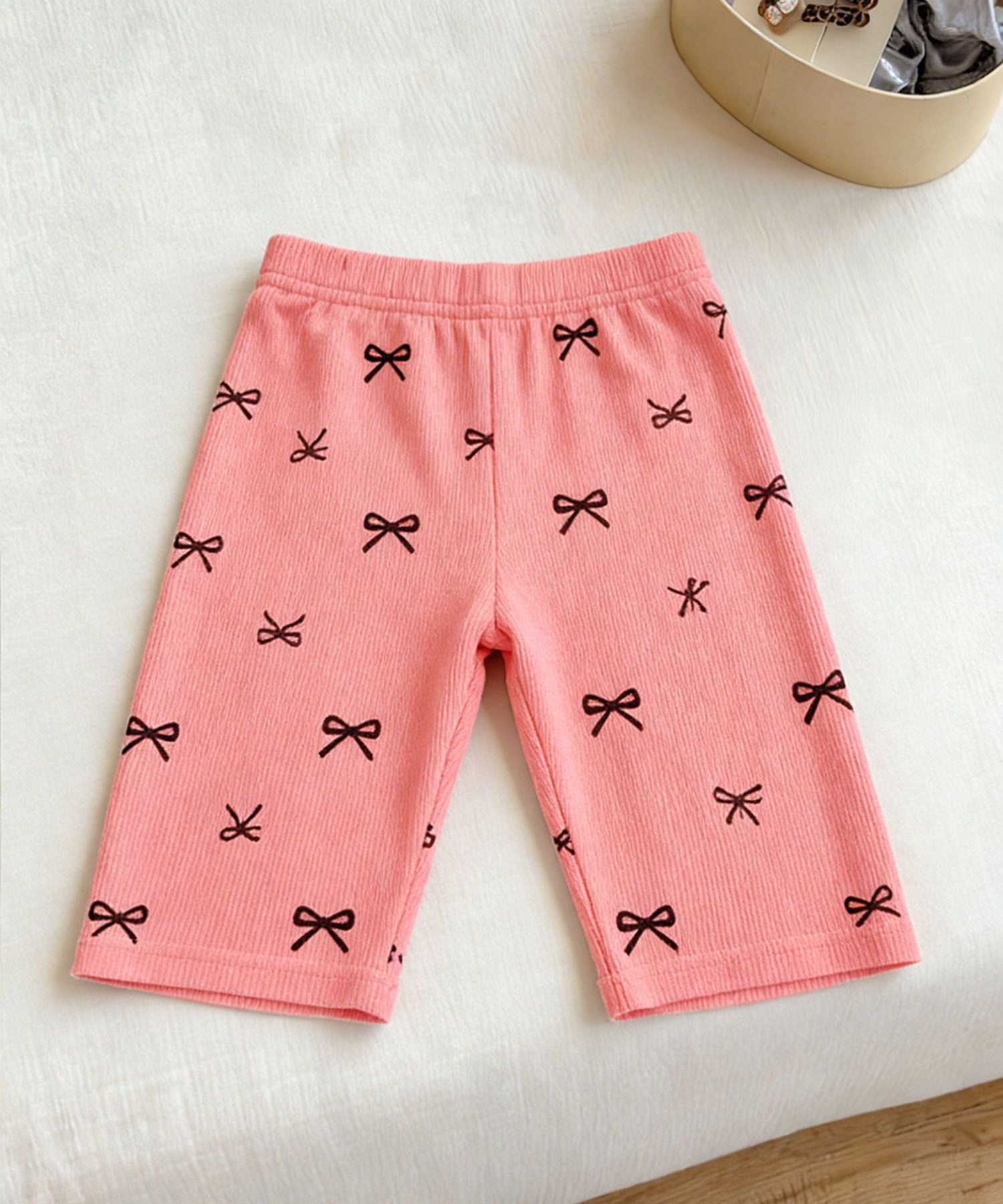 【aimoha-KIDS-】柄レギンスパンツ