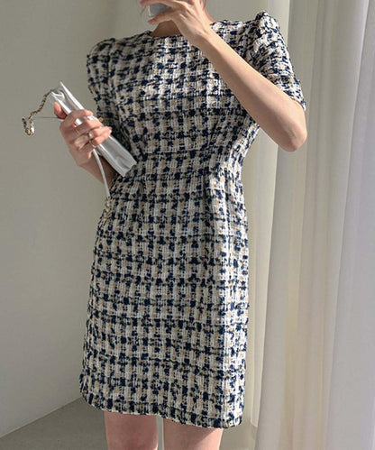 【Jasmine】ツイードフレアミニワンピース
