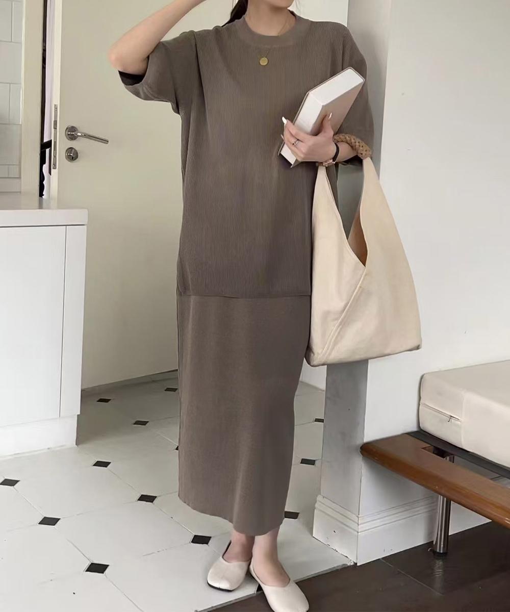 ワンピース風セットアップ