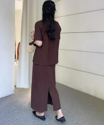 リブニットセットアップ
