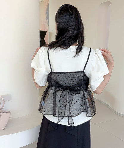 【Jasmine】ドッドバックリボンビスチェ