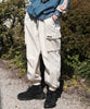 [HOOK-] American casual side big pocket hem cargo pants
