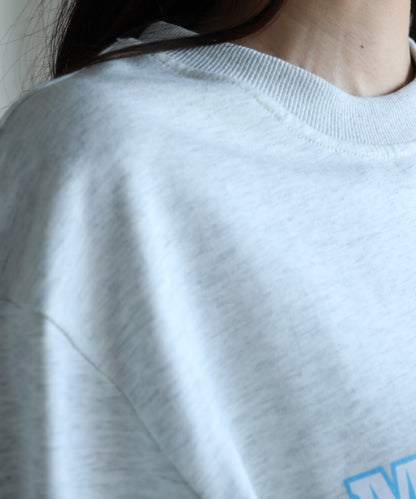 aimoha/カレッジロゴ長袖Tシャツ