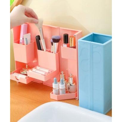 小物収納イクボックス大容量コスメボックス可愛いおしゃれ卓上小物入れ韓国