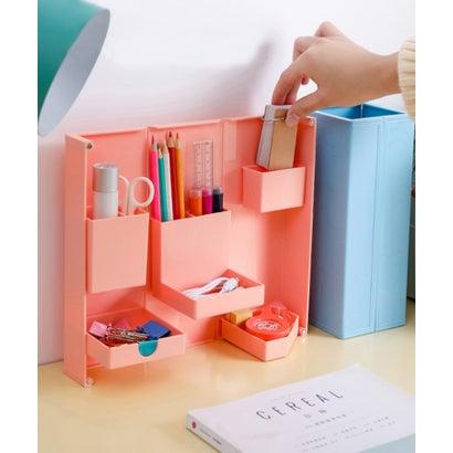 小物収納イクボックス大容量コスメボックス可愛いおしゃれ卓上小物入れ韓国