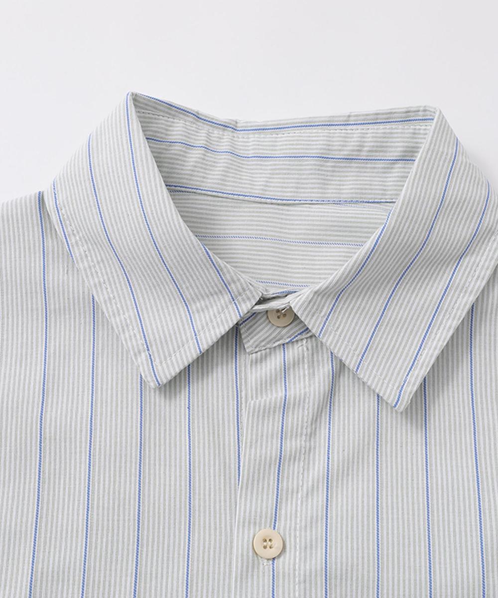 ストライプカラーシャツ