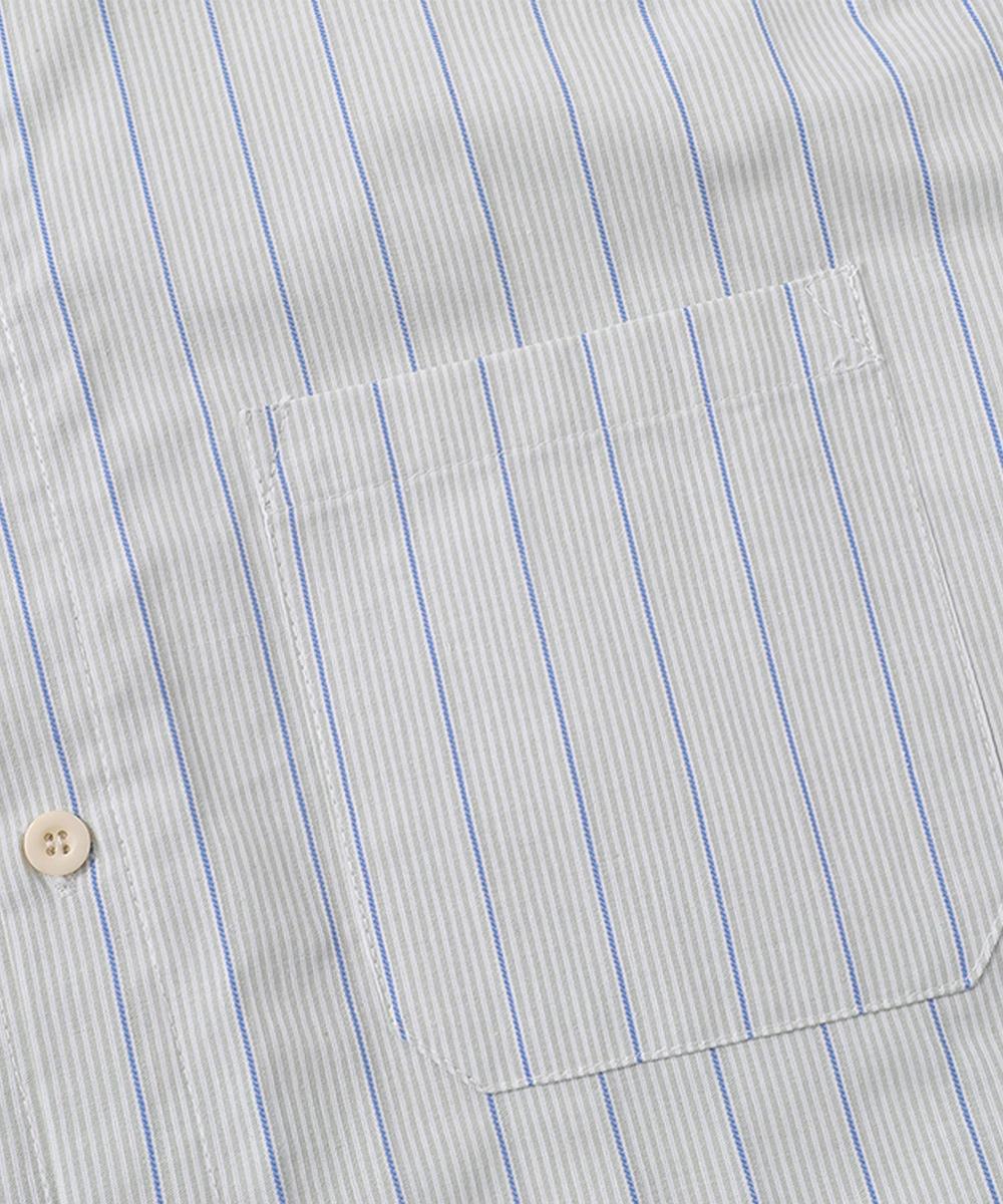 ストライプカラーシャツ