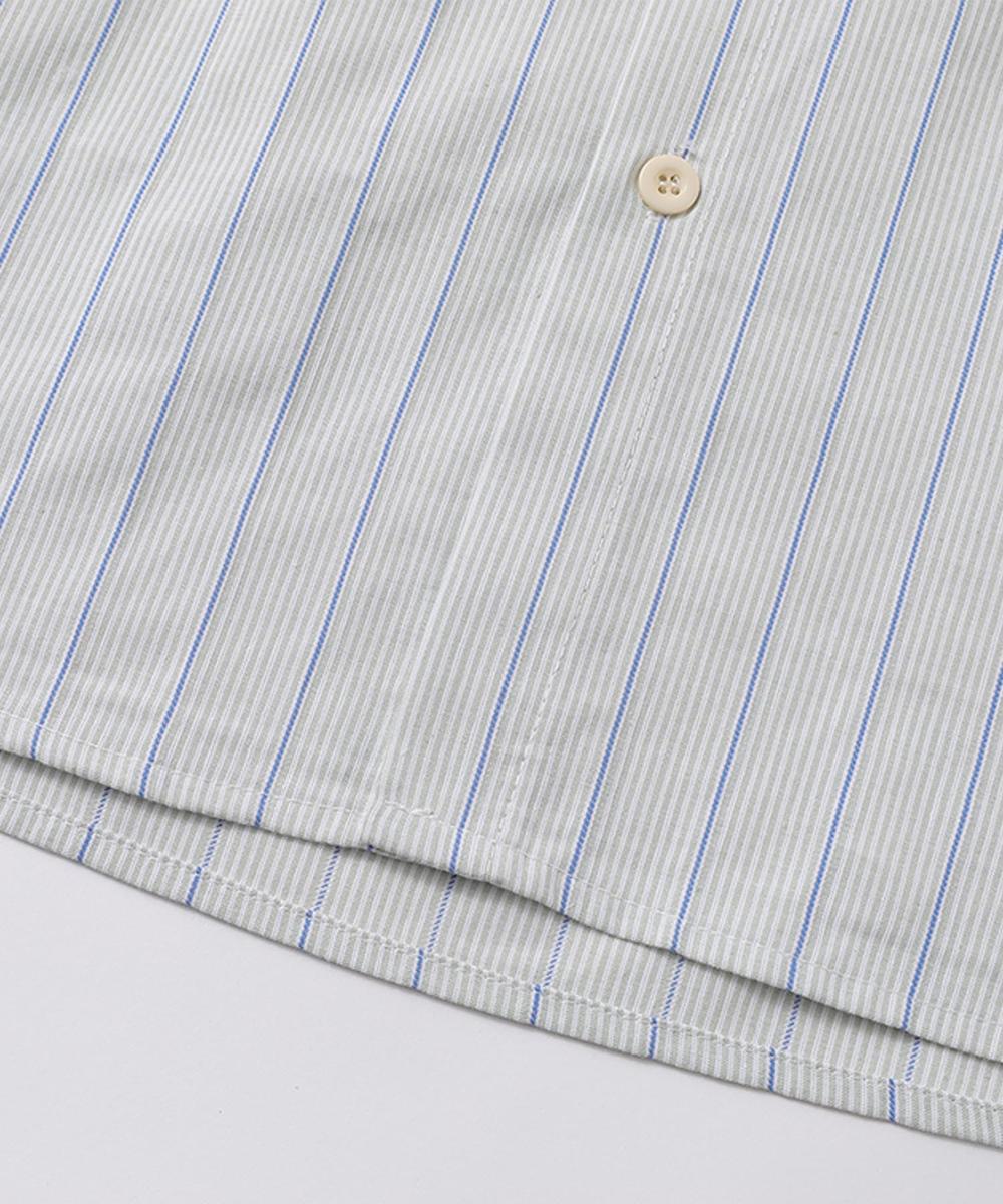 ストライプカラーシャツ