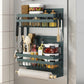 冷蔵庫の壁面をフル活用 マグネット式 キッチン収納ラック L