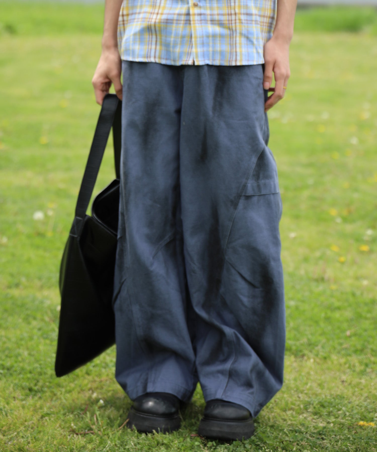 HOOK -select- Military Paint Volume Switching Curve Work Pants