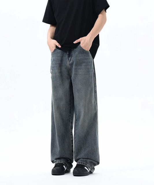 【aimoha neo】Grunge Style Wide Jeans