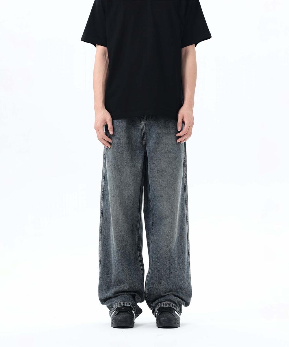 【aimoha neo】Grunge Style Wide Jeans