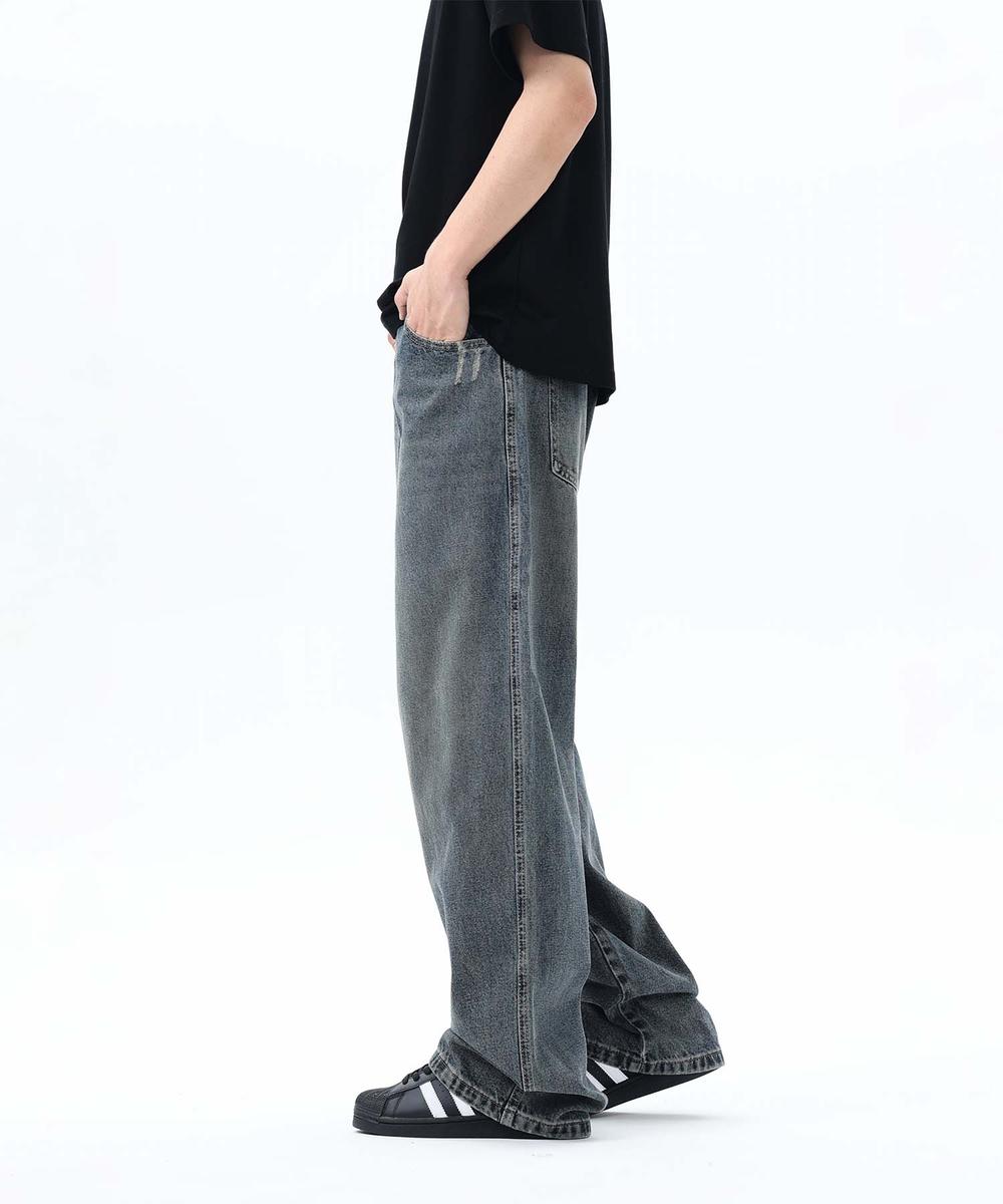 【aimoha neo】Grunge Style Wide Jeans