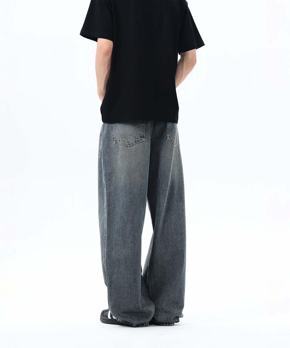 【aimoha neo】Grunge Style Wide Jeans