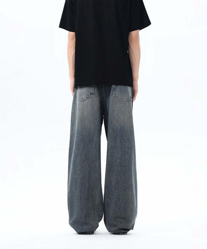 【aimoha neo】Grunge Style Wide Jeans