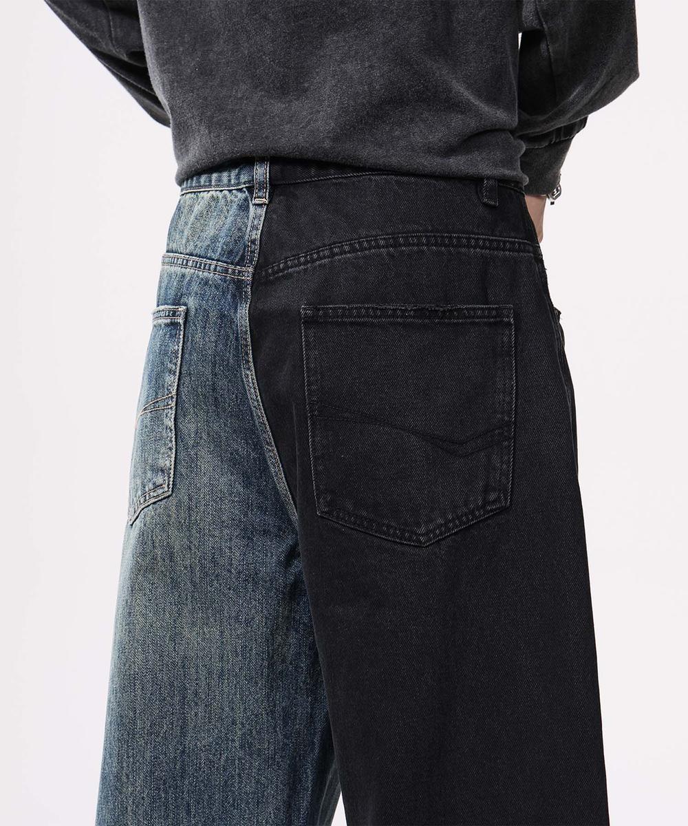 【aimoha neo】Urban Patchwork Denim