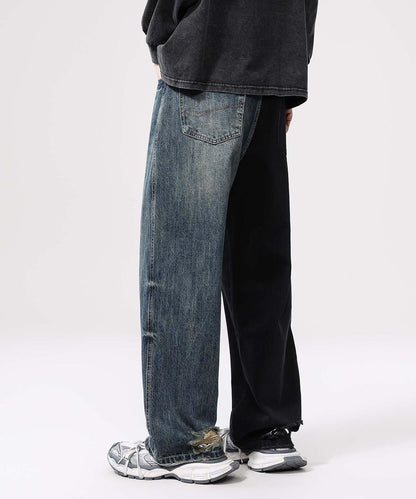 【aimoha neo】Urban Patchwork Denim