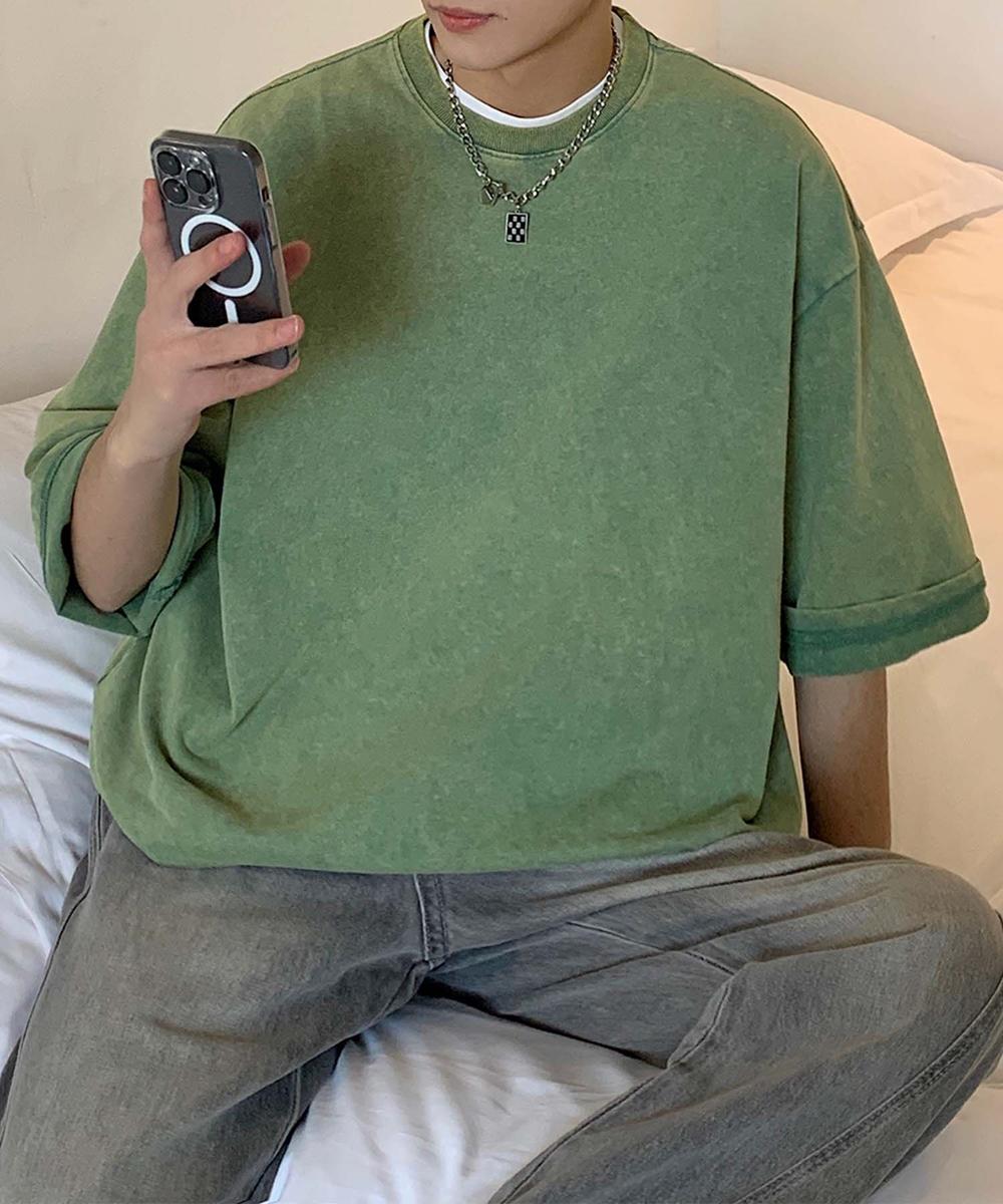【aimoha neo】Vintage Dye Crewneck
