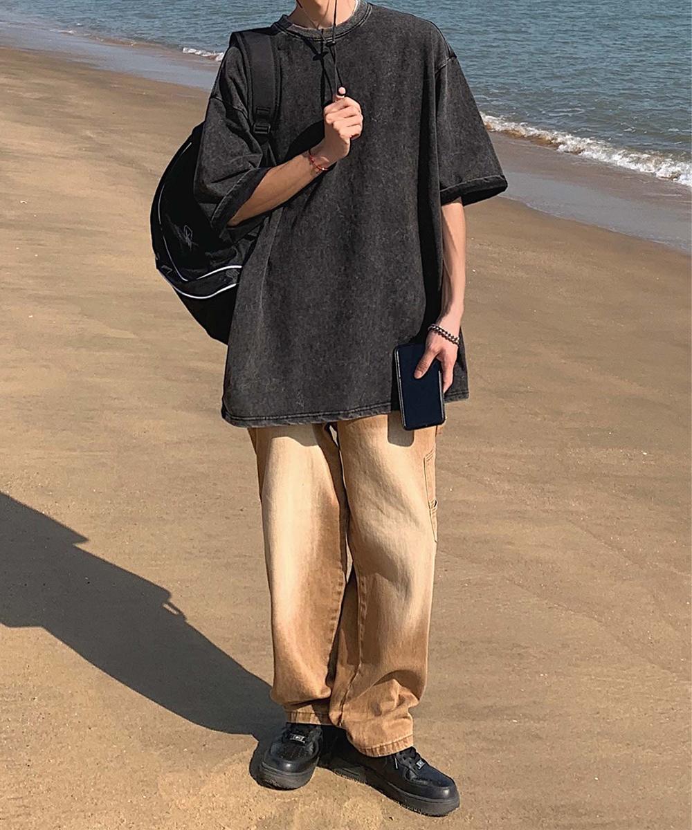 【aimoha neo】Vintage Dye Crewneck
