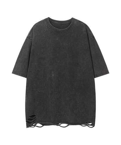 【aimoha neo】Distressed Edge T-Shirt