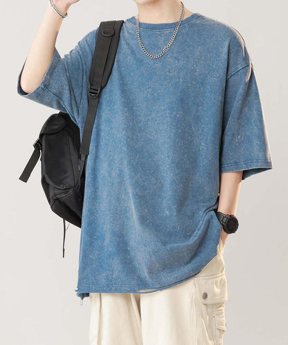 【aimoha neo】Distressed Edge T-Shirt