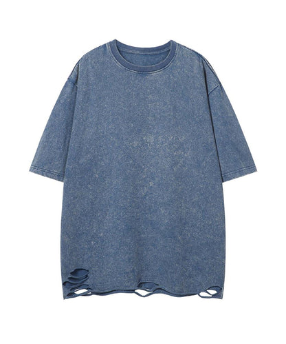 【aimoha neo】Distressed Edge T-Shirt