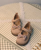 【shoes365】子供用　リボン飾り　バレエシューズ