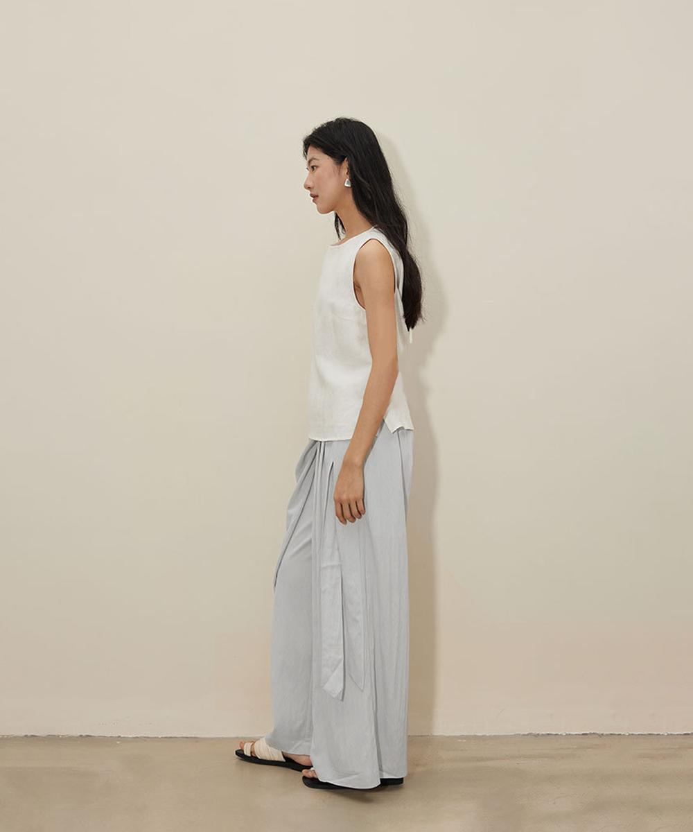 DECADE CLASSIC アシンメトリー ワイドレッグパンツ