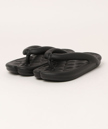 Soft cushion!!Sheep hoof-shaped platform sandals