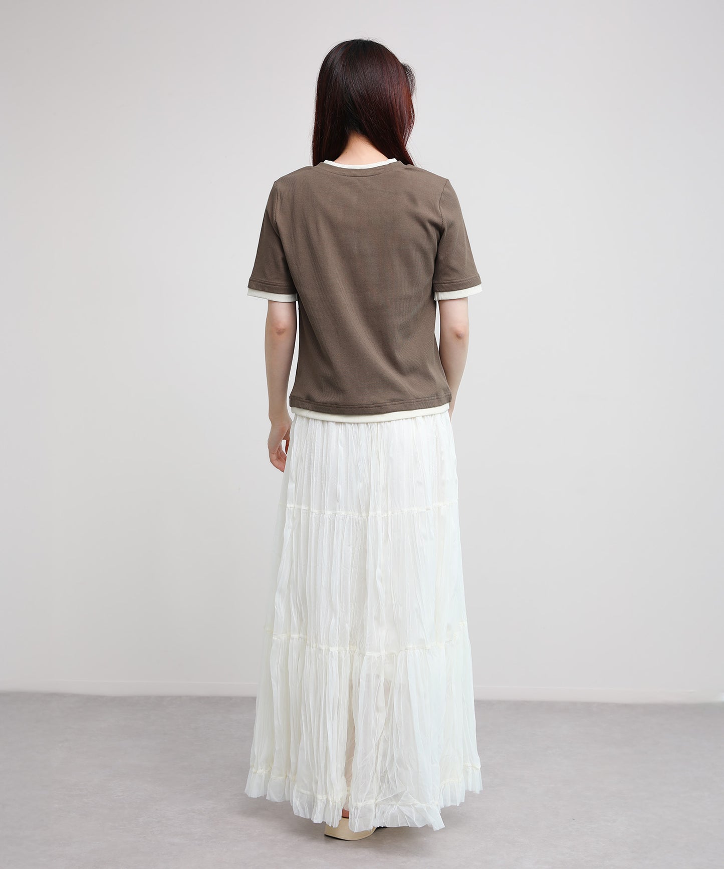 aimoha/バイカラーヘンリーTシャツ