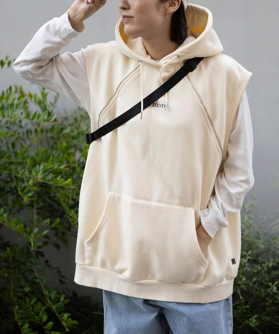 S'more/2WAY hooded sweatshirt