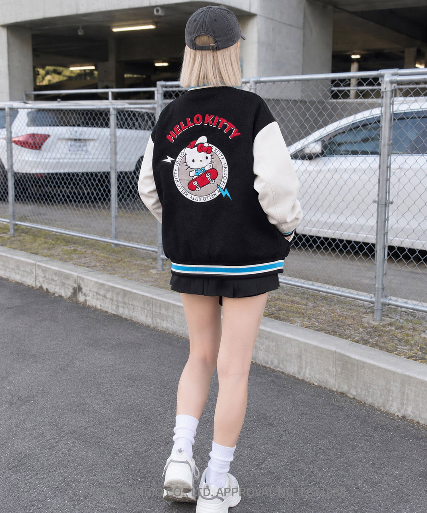 HOOK -original- SANRIO CHARACTERS Collaboration Character Shaggy Embroidered Stadium Jacket