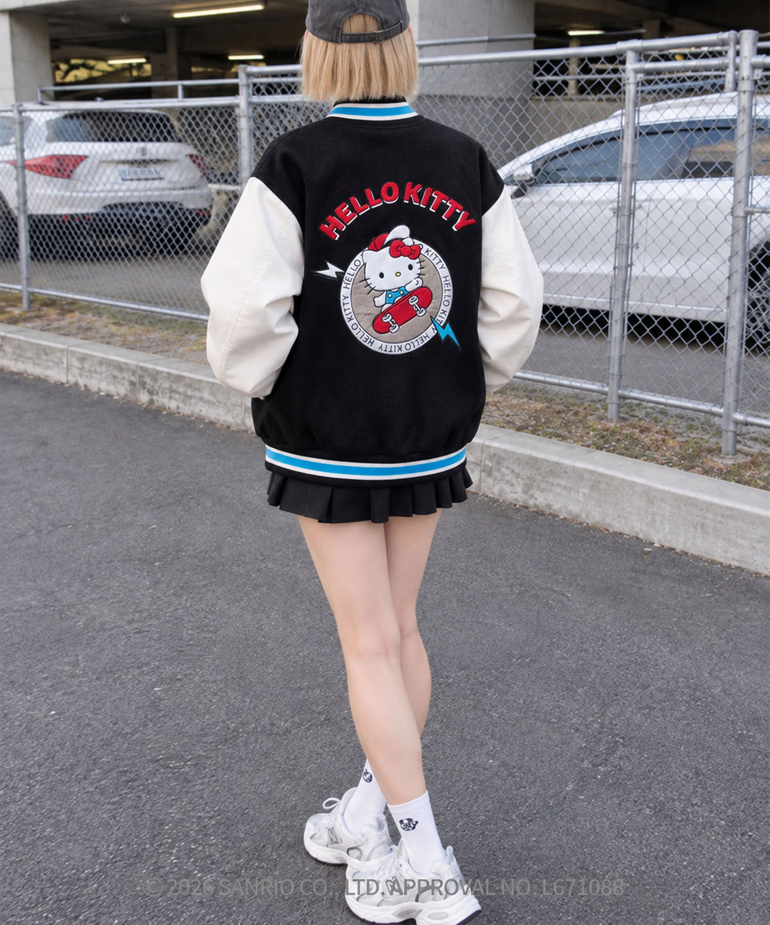 HOOK -original- SANRIO CHARACTERS Collaboration Character Shaggy Embroidered Stadium Jacket
