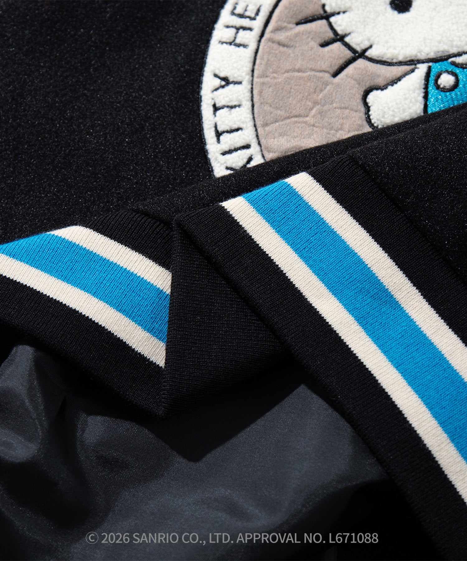 HOOK -original- SANRIO CHARACTERS Collaboration Character Shaggy Embroidered Stadium Jacket