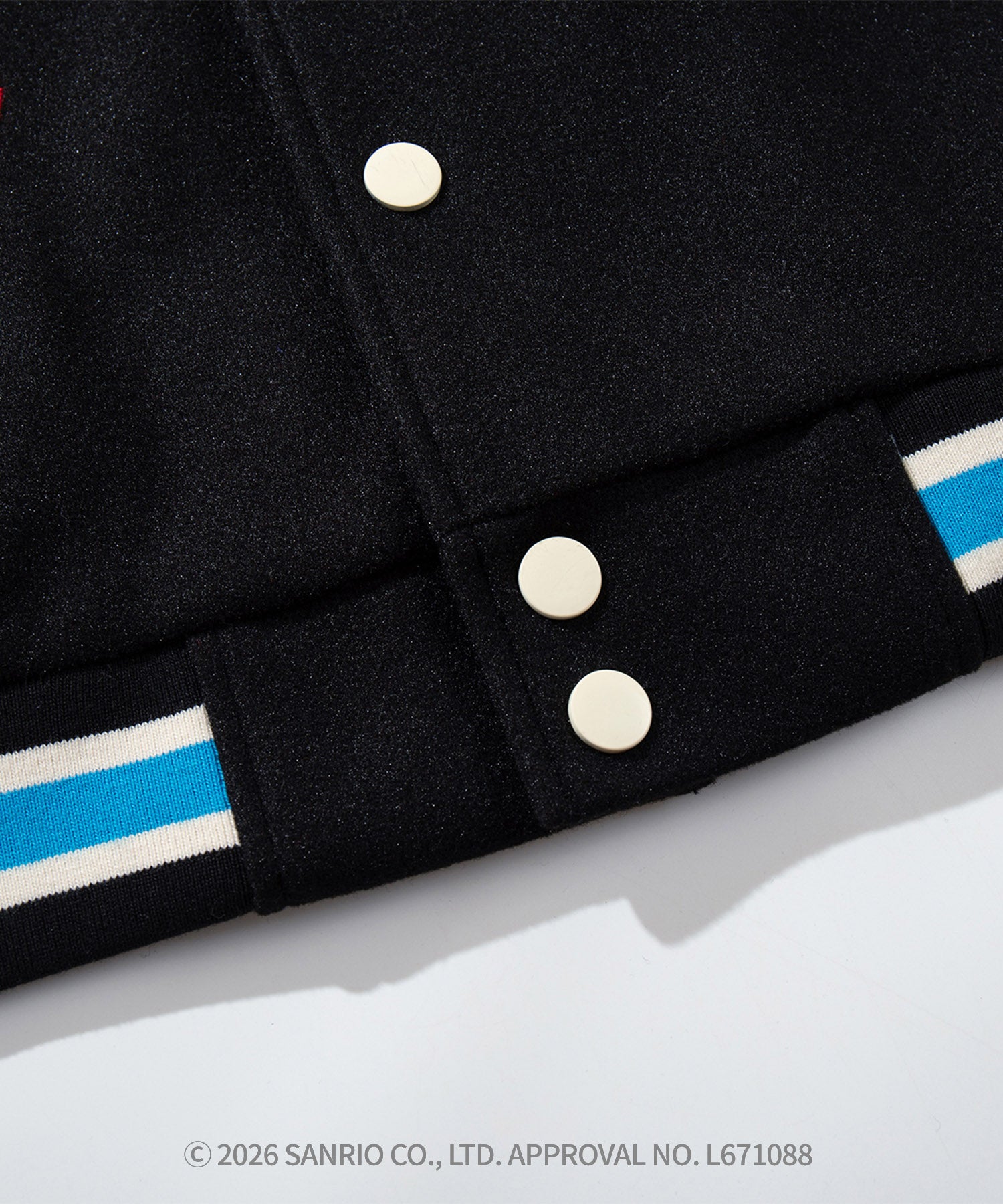 HOOK -original- SANRIO CHARACTERS Collaboration Character Shaggy Embroidered Stadium Jacket