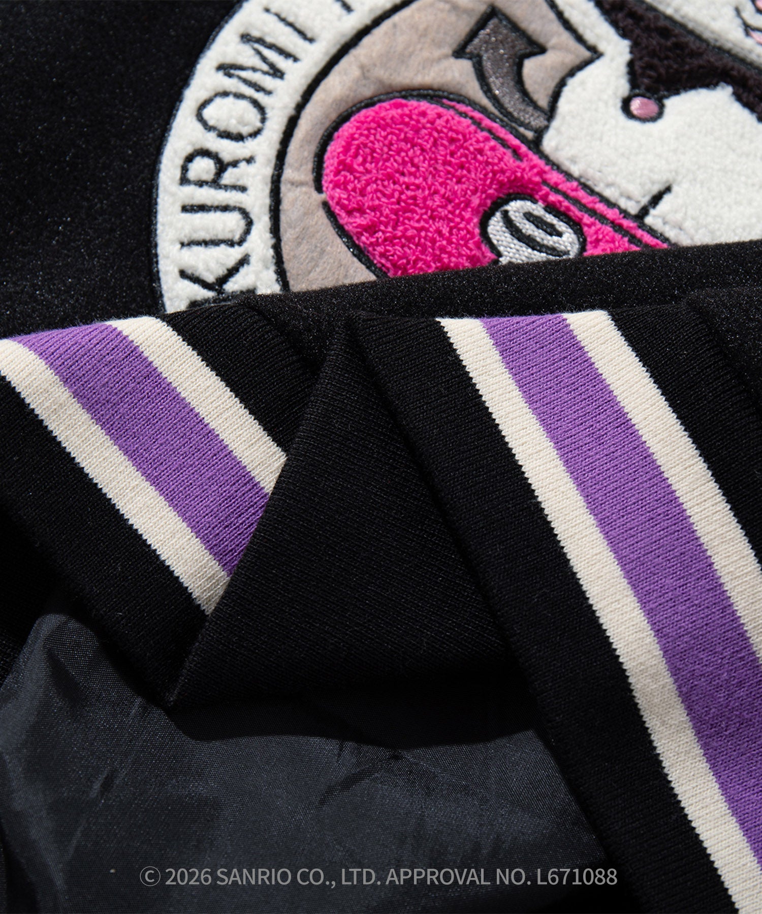 HOOK -original- SANRIO CHARACTERS Collaboration Character Shaggy Embroidered Stadium Jacket