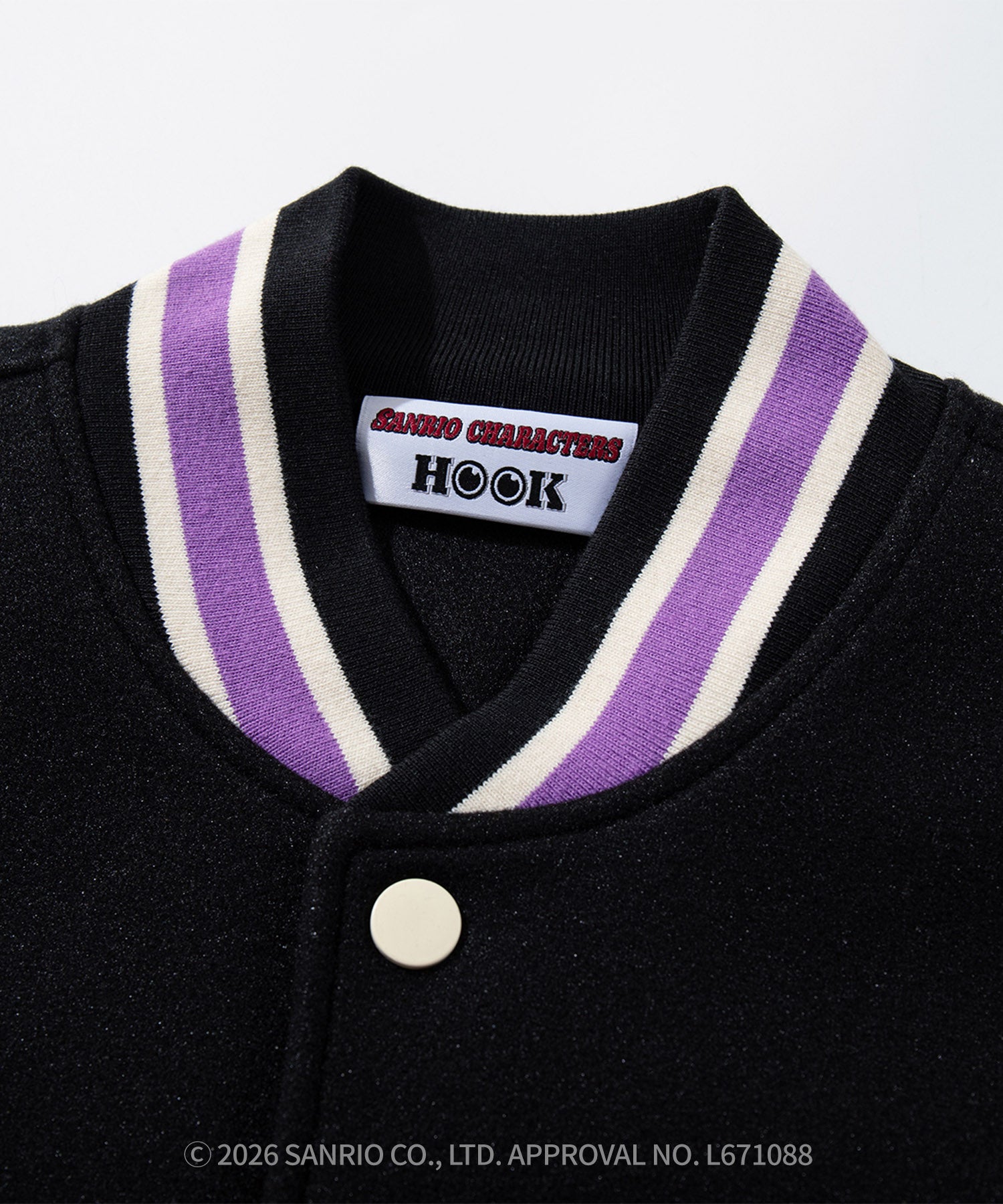 HOOK -original- SANRIO CHARACTERS Collaboration Character Shaggy Embroidered Stadium Jacket