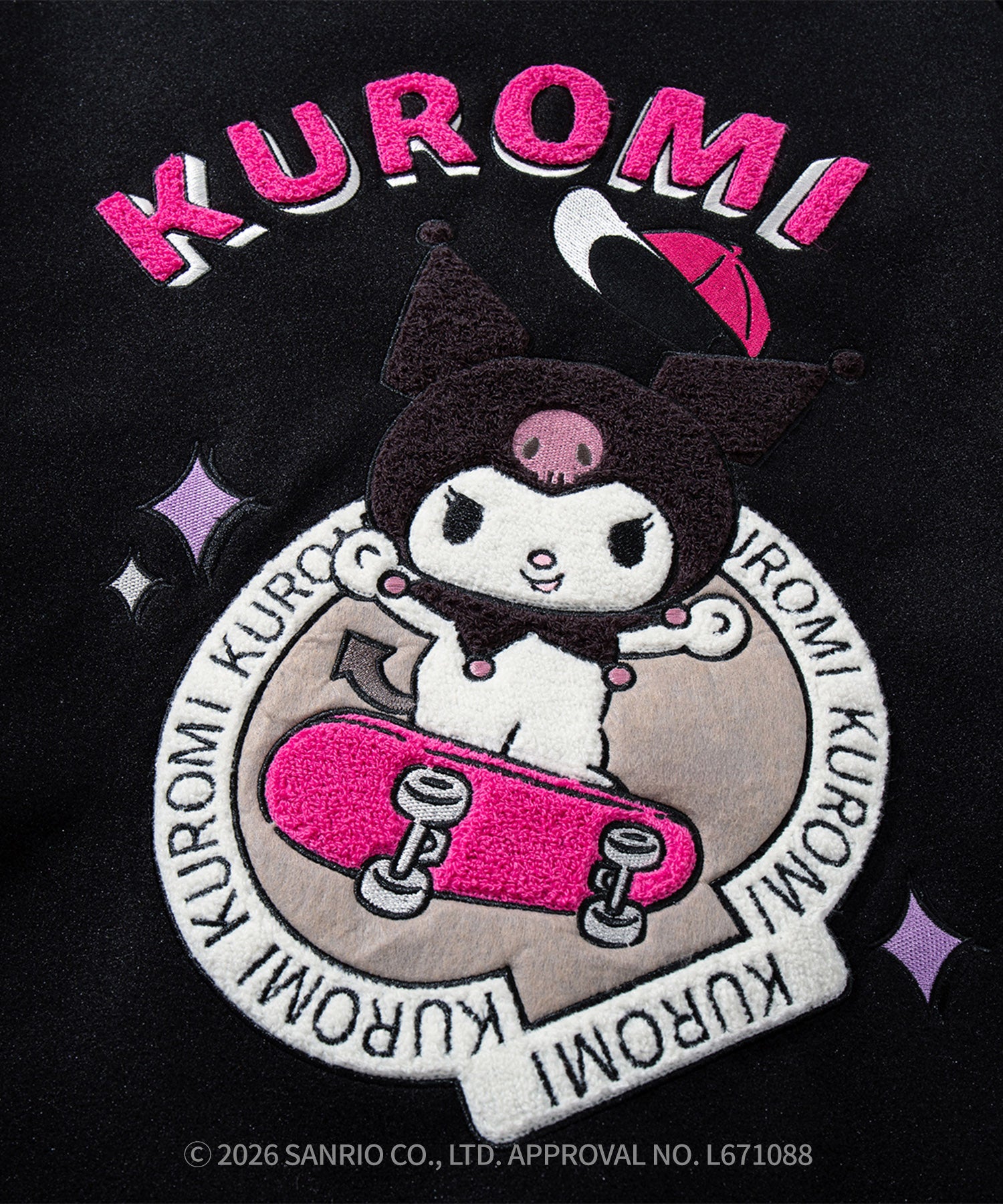 HOOK -original- SANRIO CHARACTERS Collaboration Character Shaggy Embroidered Stadium Jacket