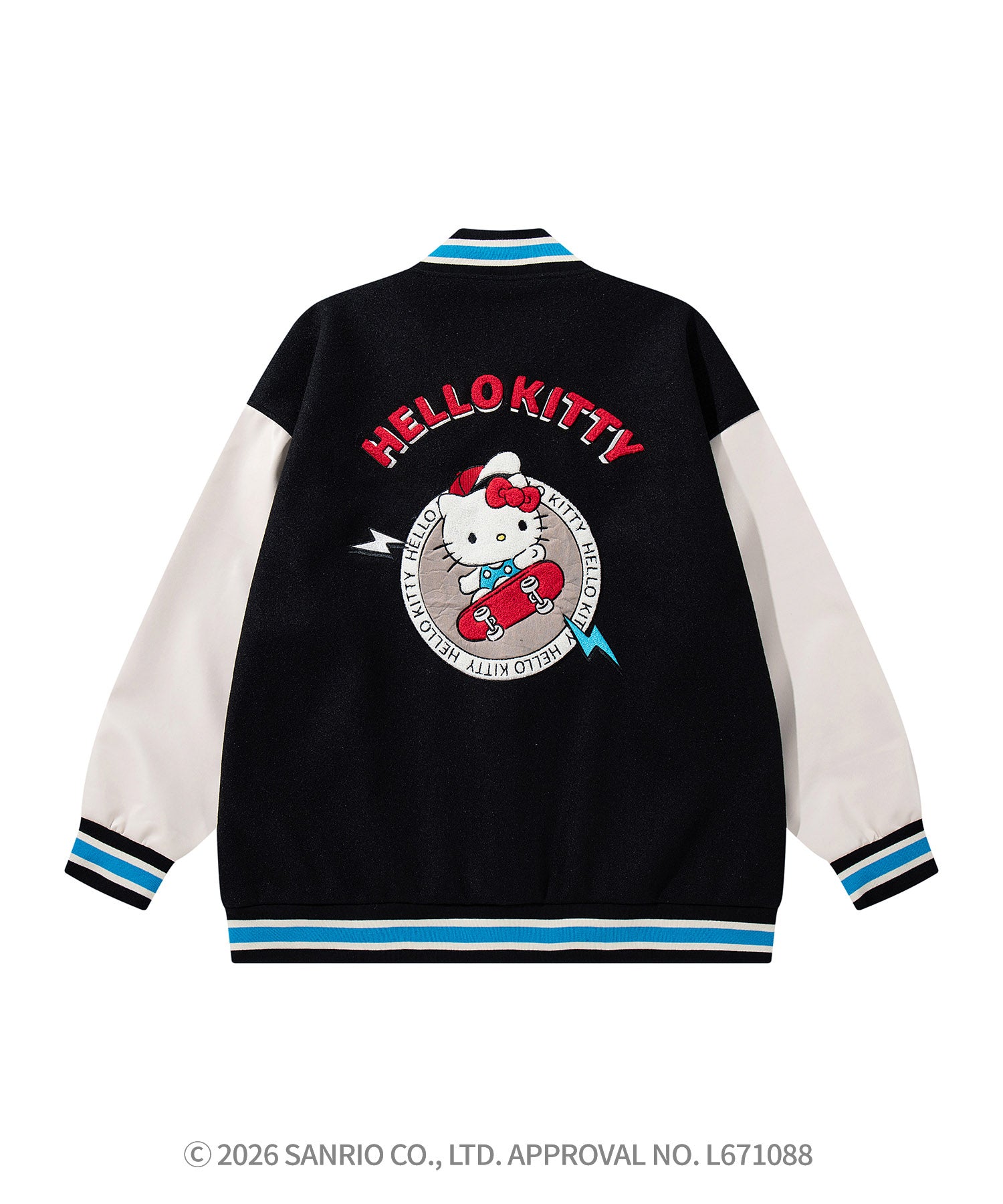HOOK -original- SANRIO CHARACTERS Collaboration Character Shaggy Embroidered Stadium Jacket
