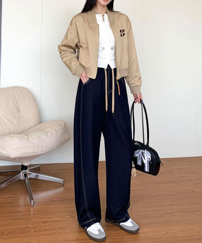 【aimoha】ハイウエストストレートパンツ